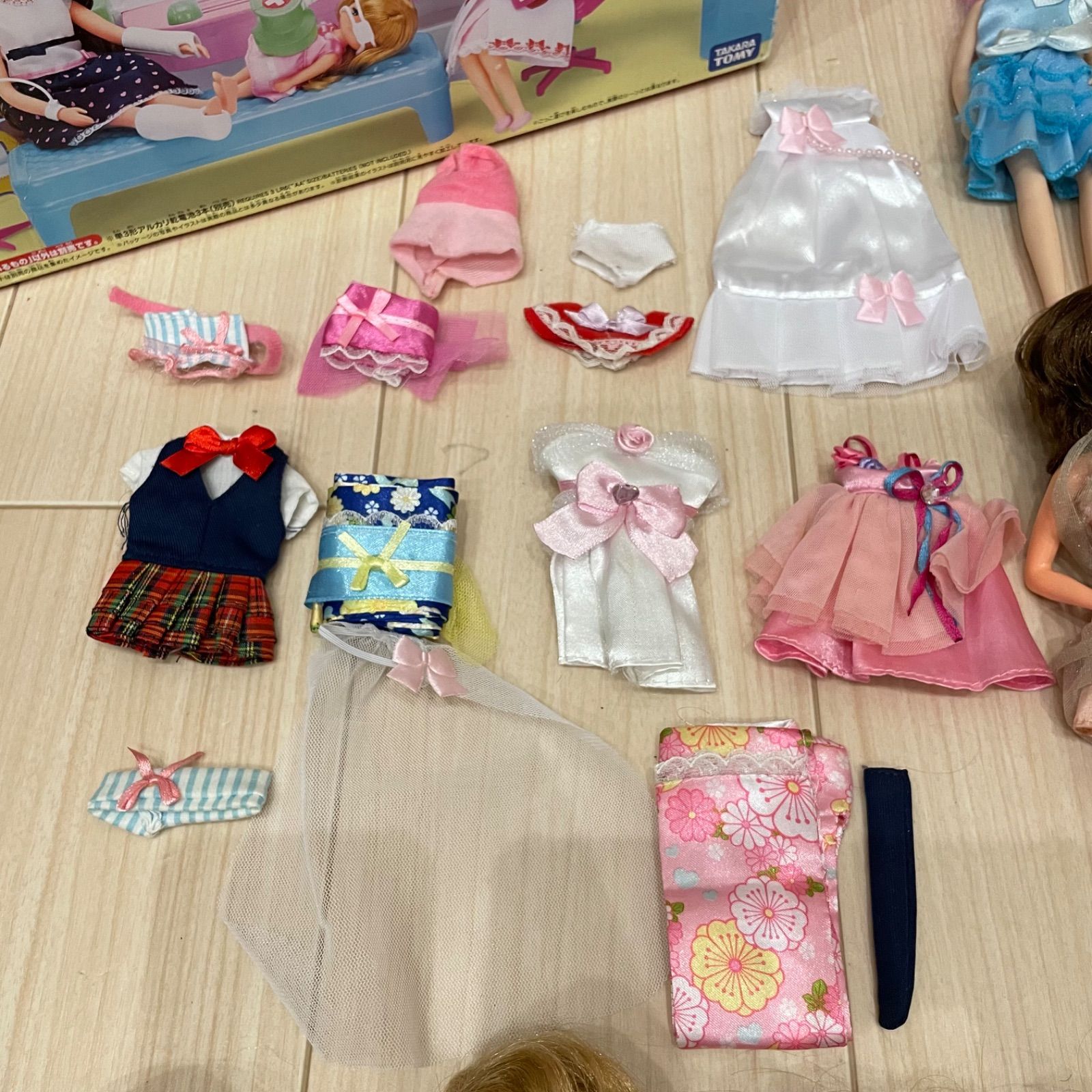 昭和レアバービー・リカちゃんなどセット リカちゃん バービー 着せ替え人形 人形 当時物 レトロ まとめ売り