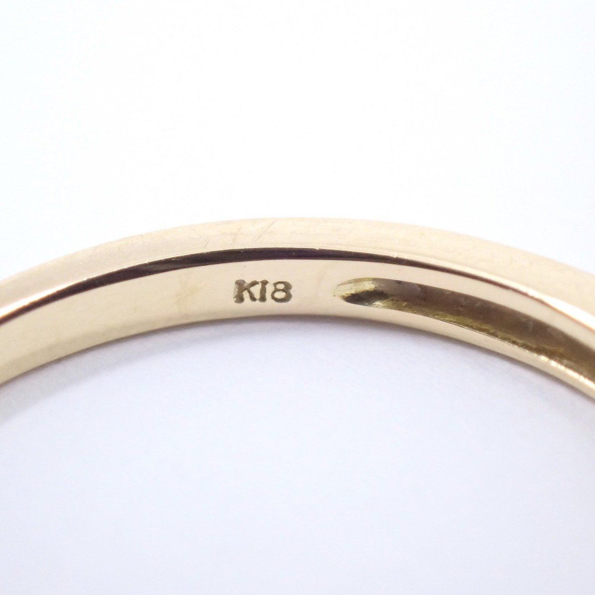 VENDOME AOYAMA ヴァンドーム青山 ハーフエタニティ リング 指輪 K18YG