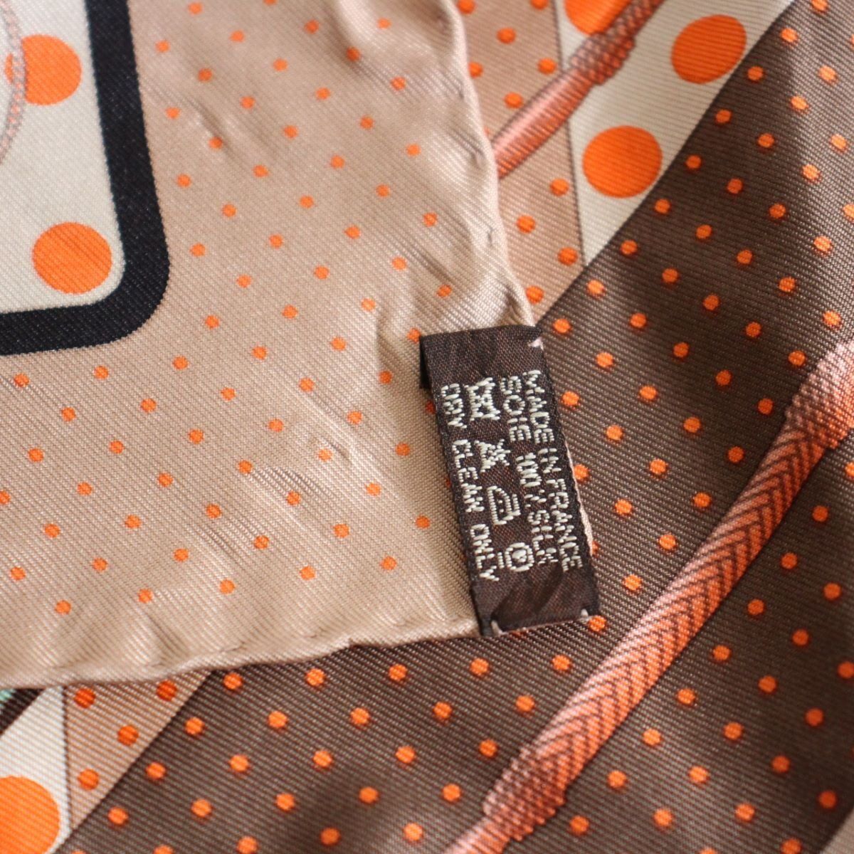 HERMES エルメス カレ 45 ガヴロッシュ スカーフ クリッククラック