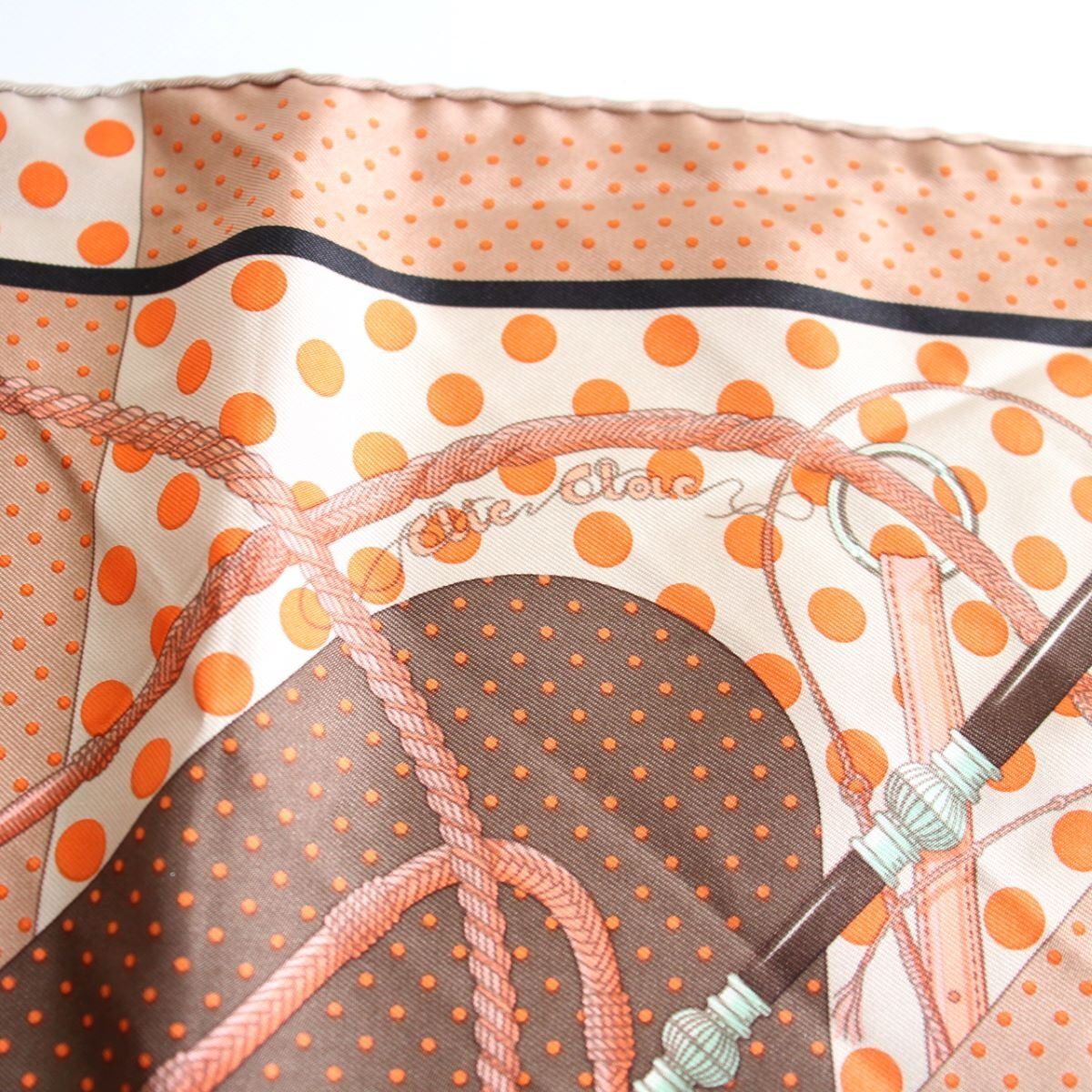 HERMES エルメス カレ 45 ガヴロッシュ スカーフ クリッククラック