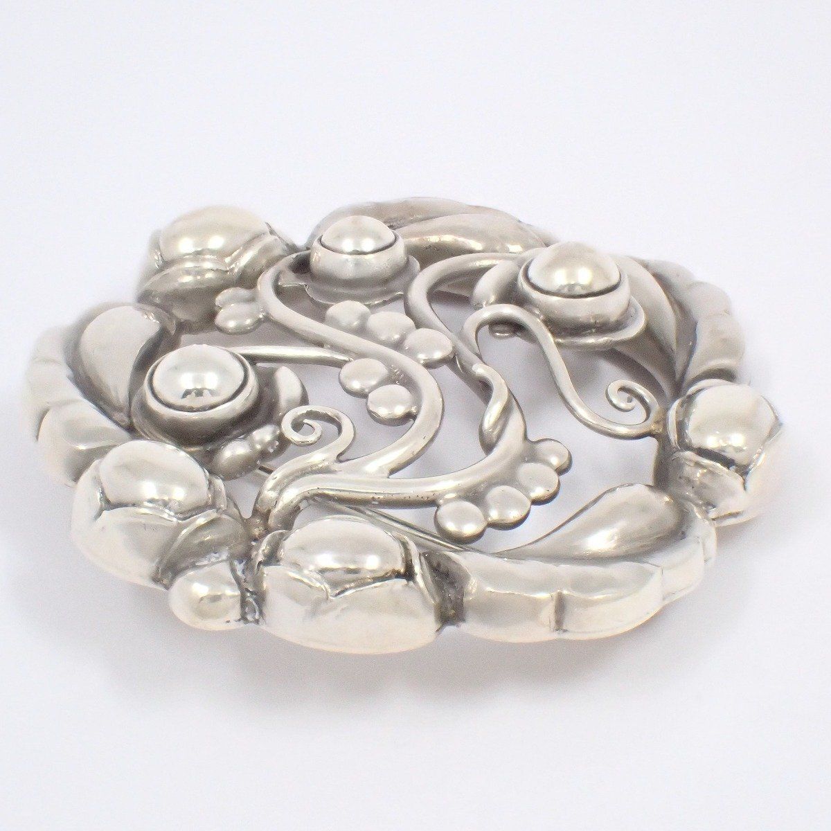 美品　  159 シルバーブローチ　ムーンライトブロッサム GEORG JENSEN ジョージジェンセン 159 ムーンライトブロッサム