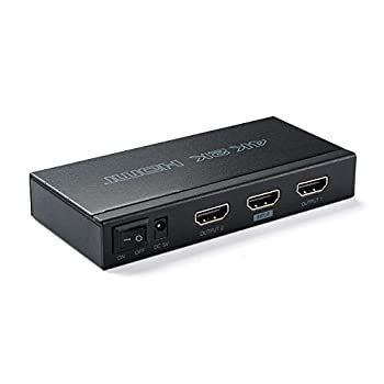 【中古】「未使用品」サンワダイレクト HDMI分配器 1入力2出力 同時出力 4K / 60Hz 対応 HDCP2.2対応 400-VGA013