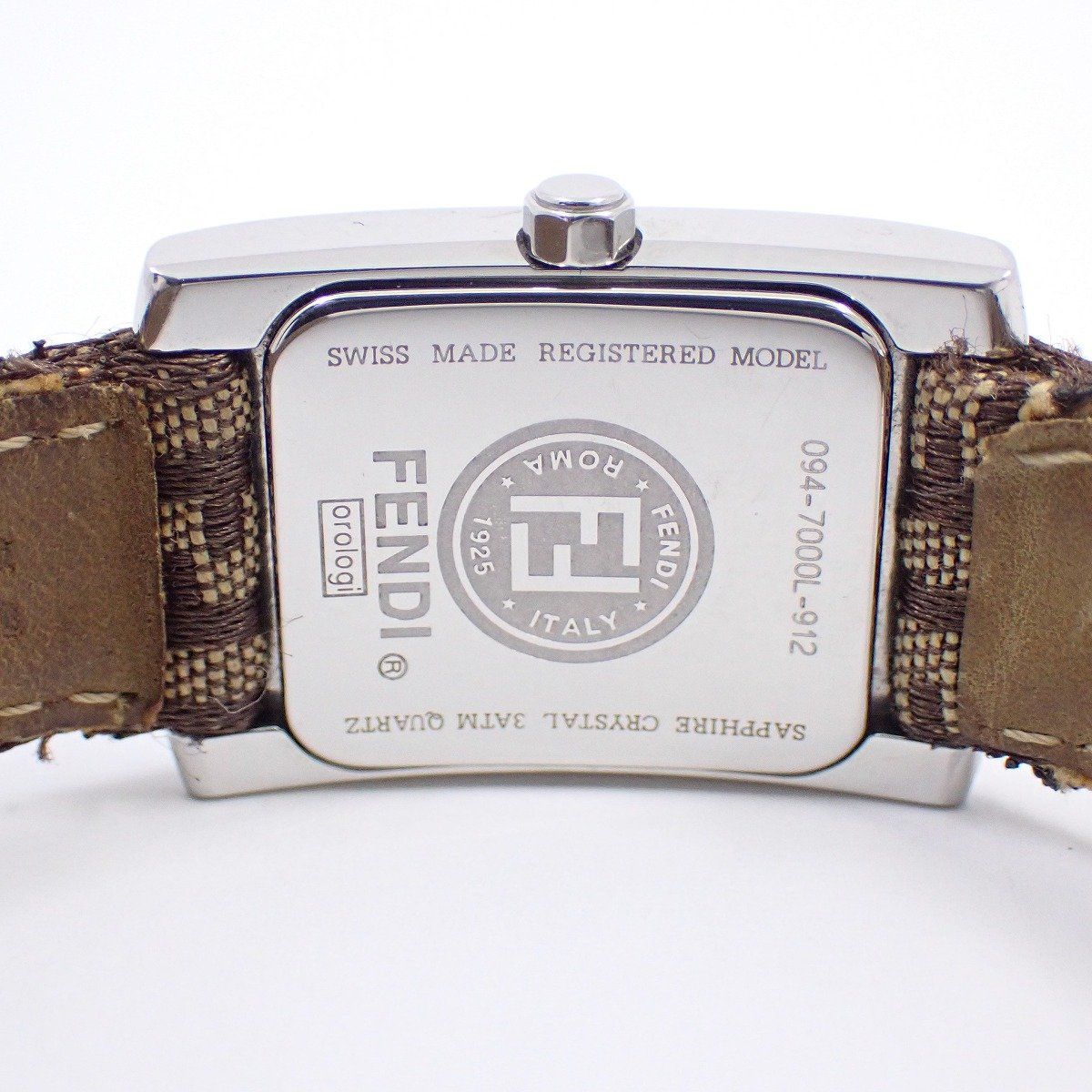 フェンディ 7000L クラシコ クォーツ レディース 腕時計 12Pダイヤ入り