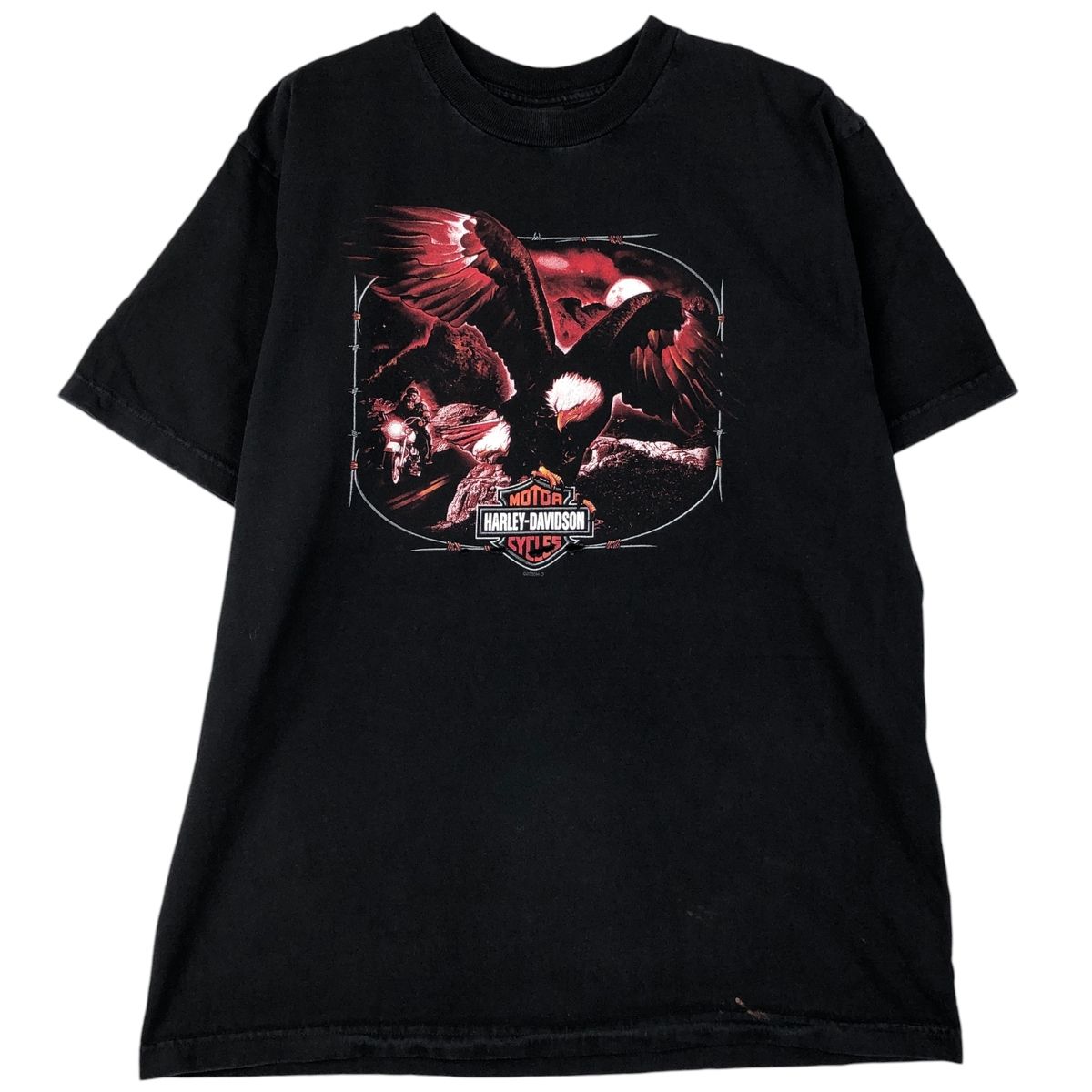 古着 00年代 ハーレーダビッドソン Harley-Davidson 鷲柄 イーグル柄