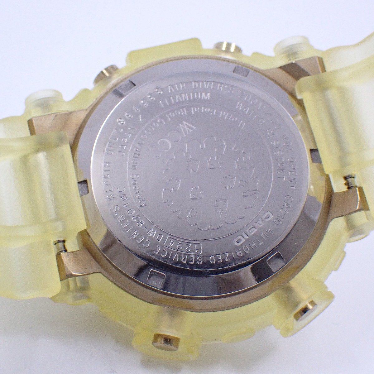 美品カシオG-SHOCKフロッグマンW.C.C.S. DW-8201WC-2T