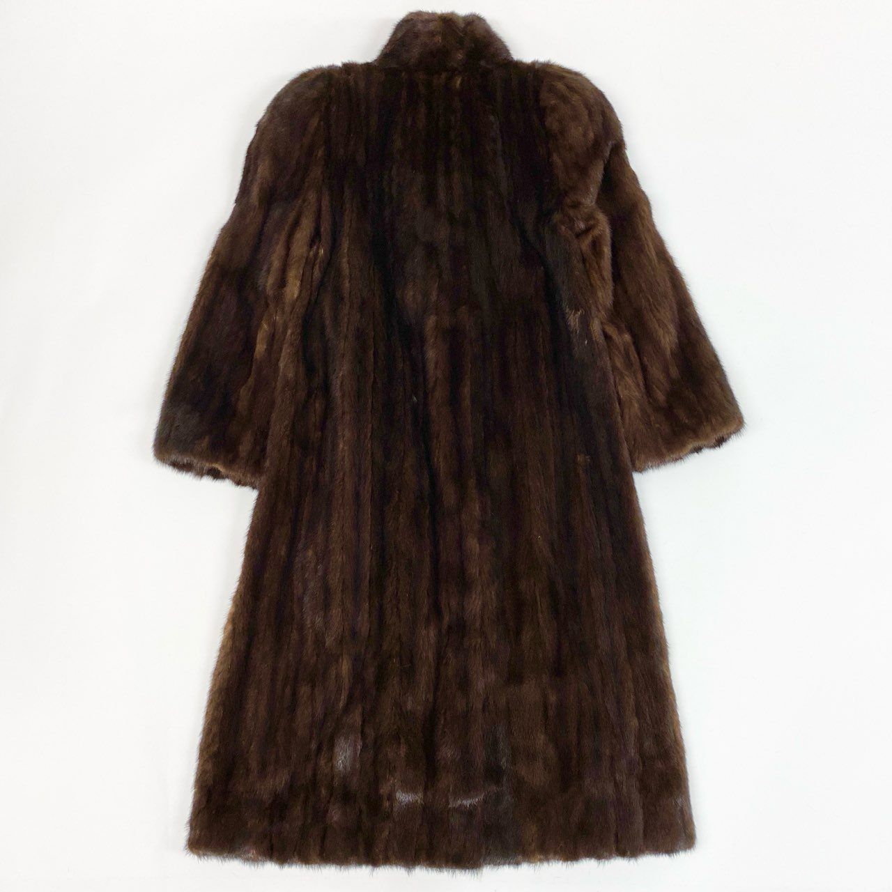 18a16 デミバフミンク ミンクコート 超ロングコート 着丈112cm 毛皮
