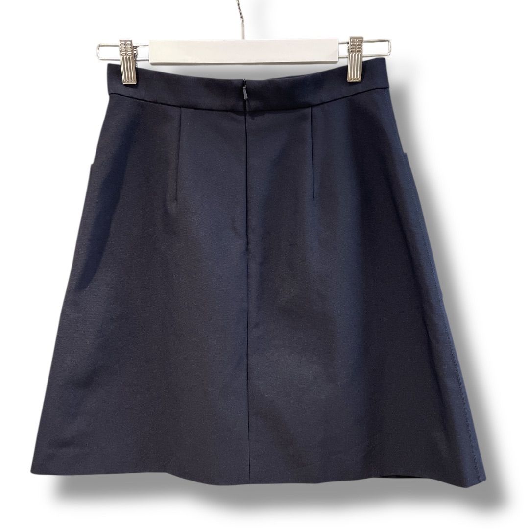 フォクシー ニューヨーク スカート ネイビー 38 中古・古着通販】FOXEY  