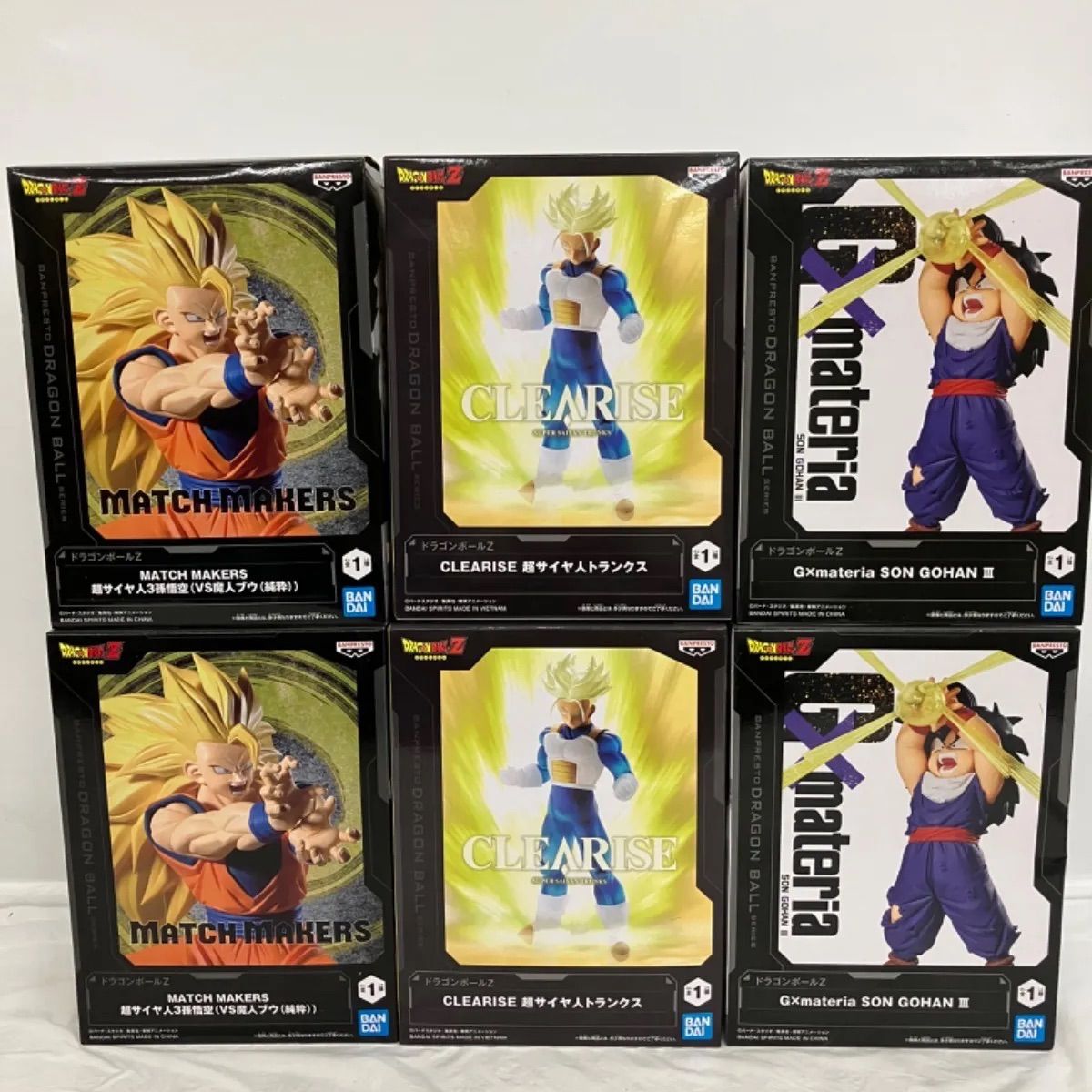 未開封 ドラゴンボールz フィギュア 3種6個セット LF1543 f111 - メルカリ