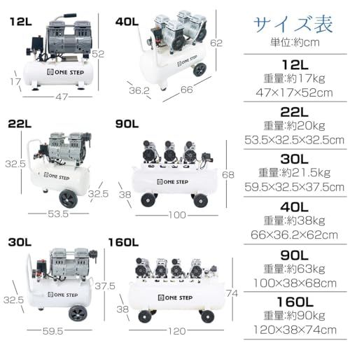 迅速に発送 機動性 静音設計 エアコンプレッサー コンプレッサー オイルレス 静音 小型 タイヤ交換 空気入れ エアブラシ 100 v 日本企業 12 L 白 6664 a 86 その他 キッチン 食器