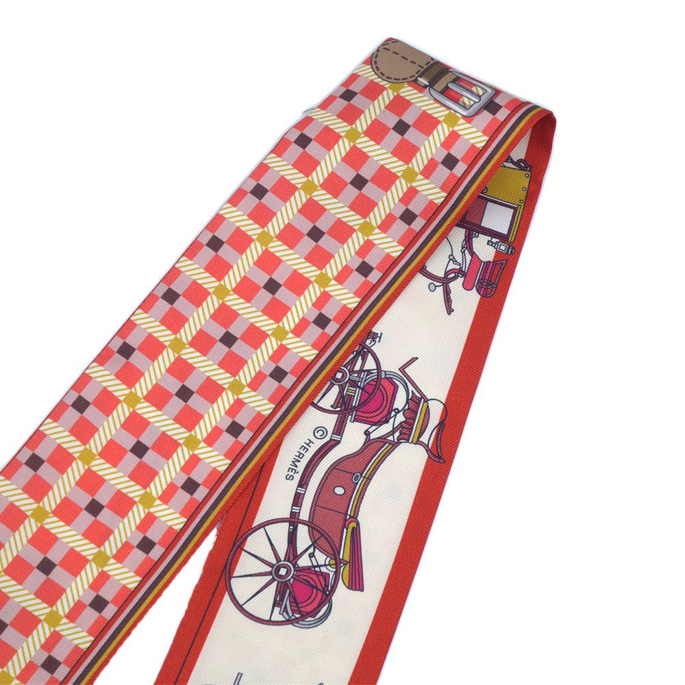 栄】エルメス ツイリー Les Voitures Nouvelle 馬車の変遷 スカーフ