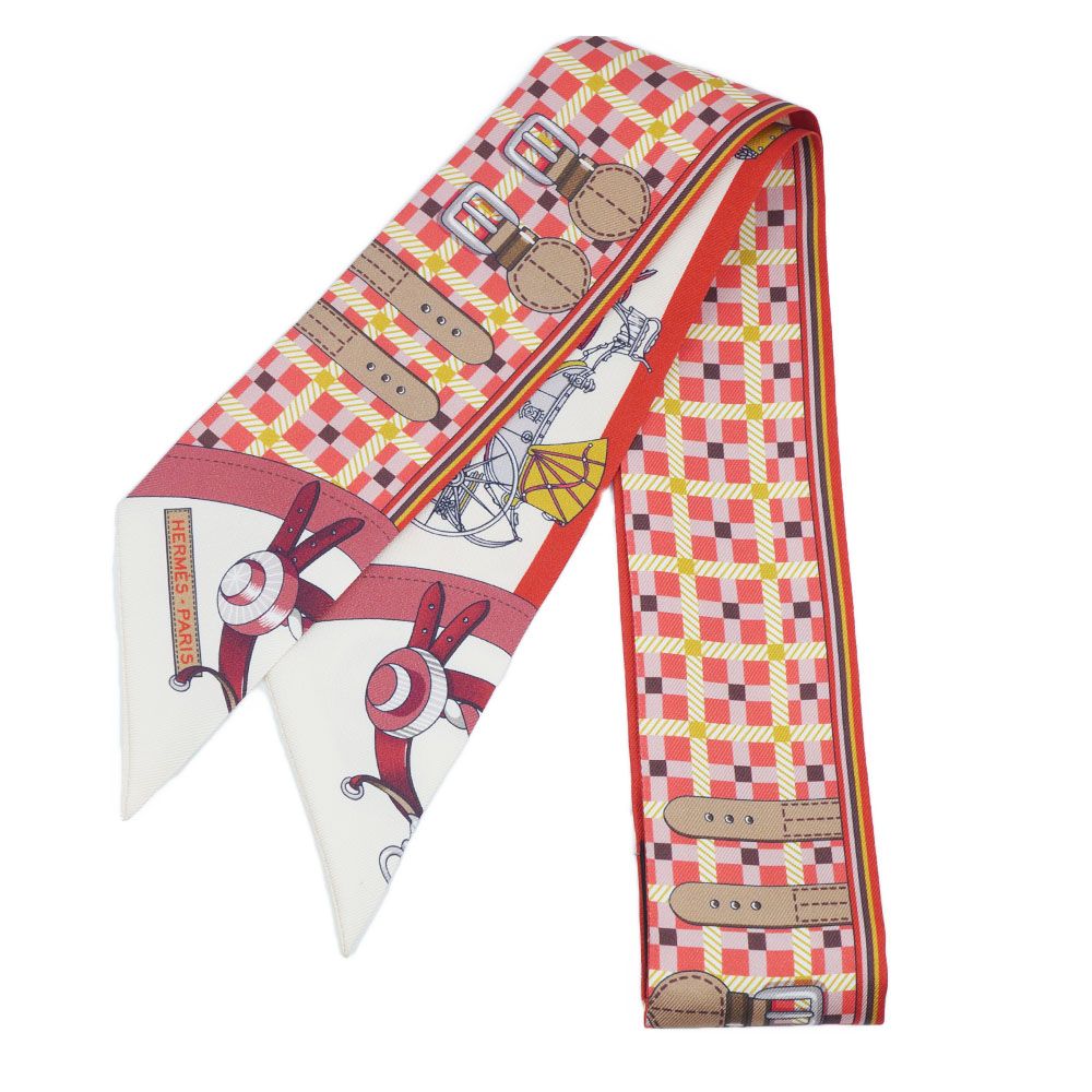 栄】エルメス ツイリー Les Voitures Nouvelle 馬車の変遷 スカーフ