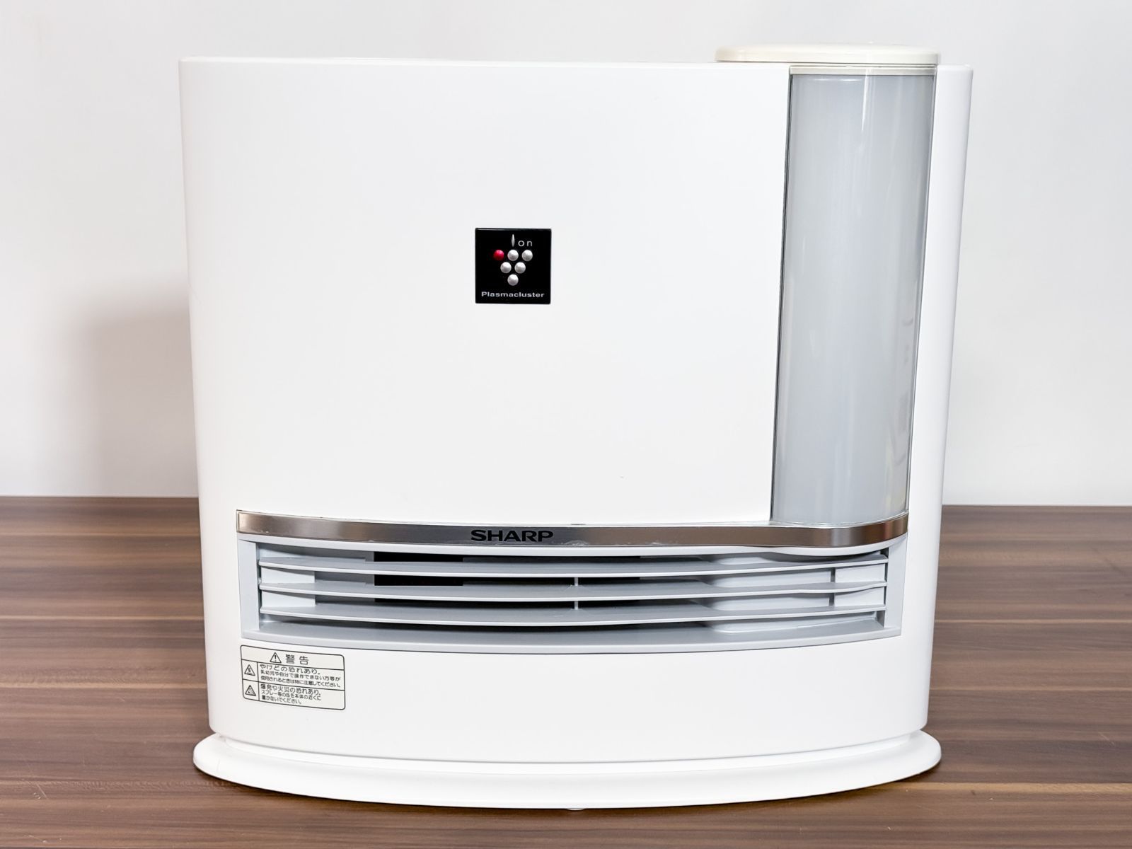 SHARP 加湿セラミックファンヒーター HX-H120-W 2019年製 箱あり 動作