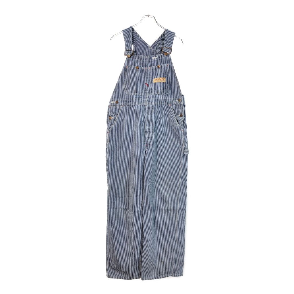 80年代 USA製 BIG MAC ビッグマック ビブオーバーオール ヒッコリー