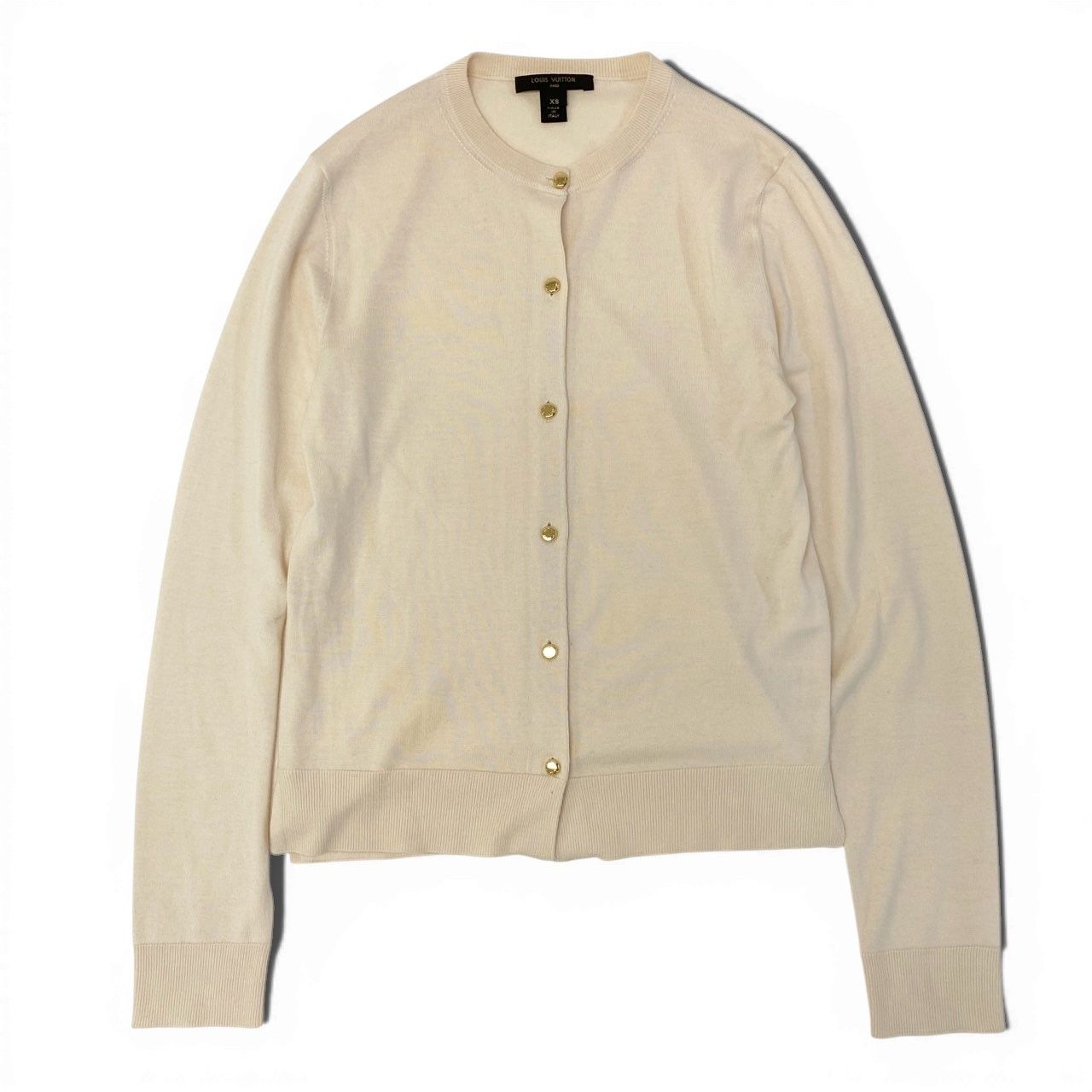 38a16 LOUIS VUITTON ルイヴィトン ロゴ入り金ボタン ハイゲージ 