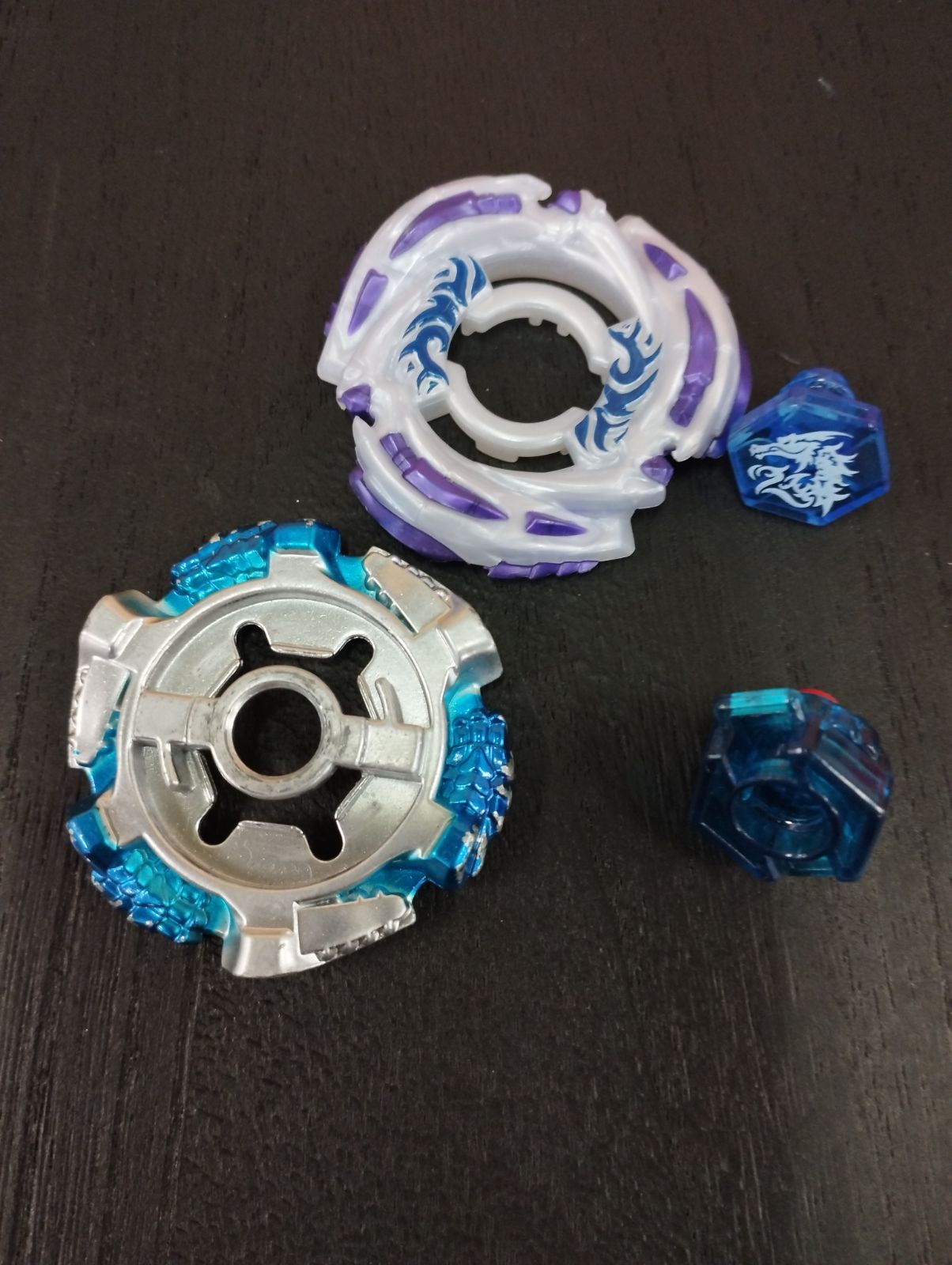 D20308】メテオエルドラゴ 改造セット限定カラー 紫×青 メタルファイト