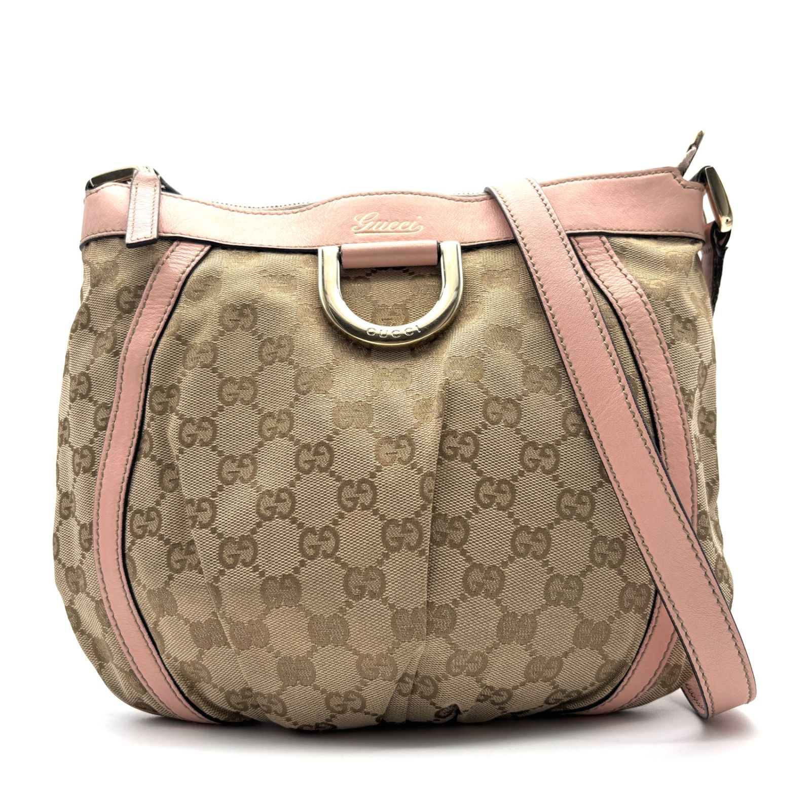 Gucci アビー ハンドバッグ 美品・希少色 GUCCI グッチ アビー ショルダーバッグ GGキャンバス