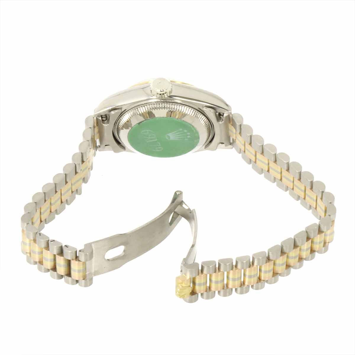 ロレックス ROLEX デイトジャスト トリドール 69179BIC E番 レディース 腕時計 10P ダイヤ K18 WG YG PG 自動巻き Datejust 90303585 ROLEX - ロレックス ROLEX デイトジャスト トリドール 69179BIC E番