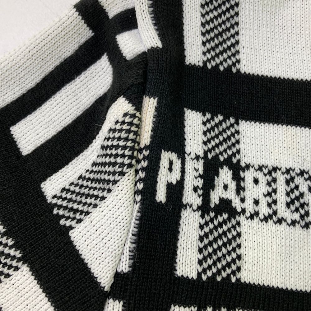 サイズ：0 PEARLY GATES パーリーゲイツ 長袖ニットセーター チェック
