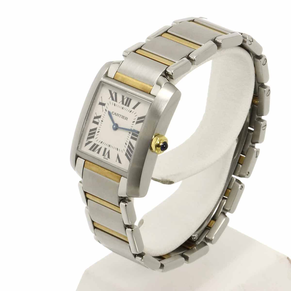 カルティエ Cartier タンクフランセーズMM コンビ W51006Q4 ボーイズ