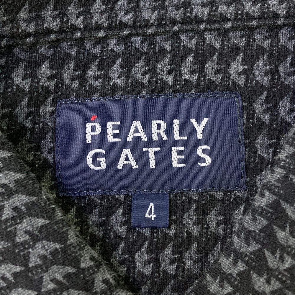 サイズ：4 PEARLY GATES パーリーゲイツ 長袖ポロシャツ ボタンダウン