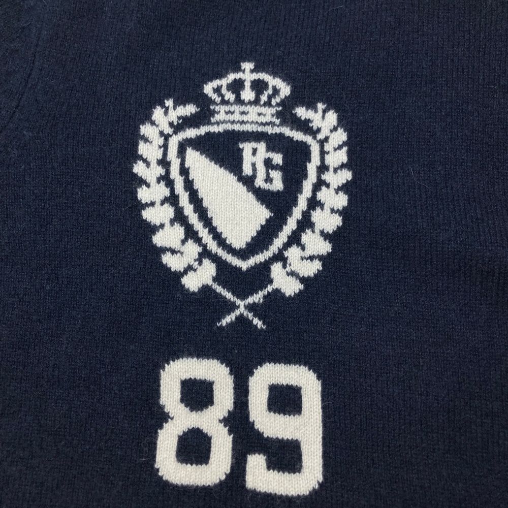 サイズ：1 PEARLY GATES パーリーゲイツ カシミヤ 長袖ニットセーター