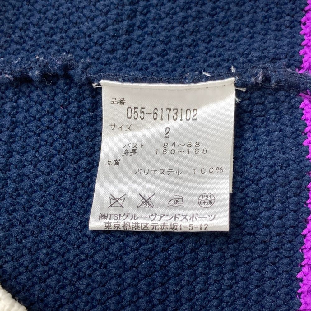 PEARLY GATES ネイビー ジップアップベスト サイズ5 上下セット PEARLY