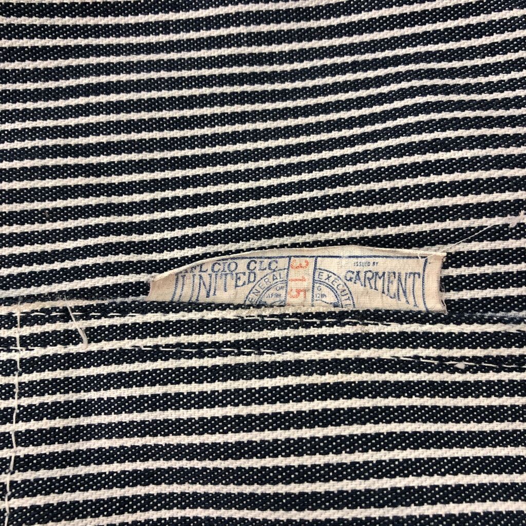 80年代 USA製 Sears シアーズ TOUGHSKINS ヒッコリーストライプ