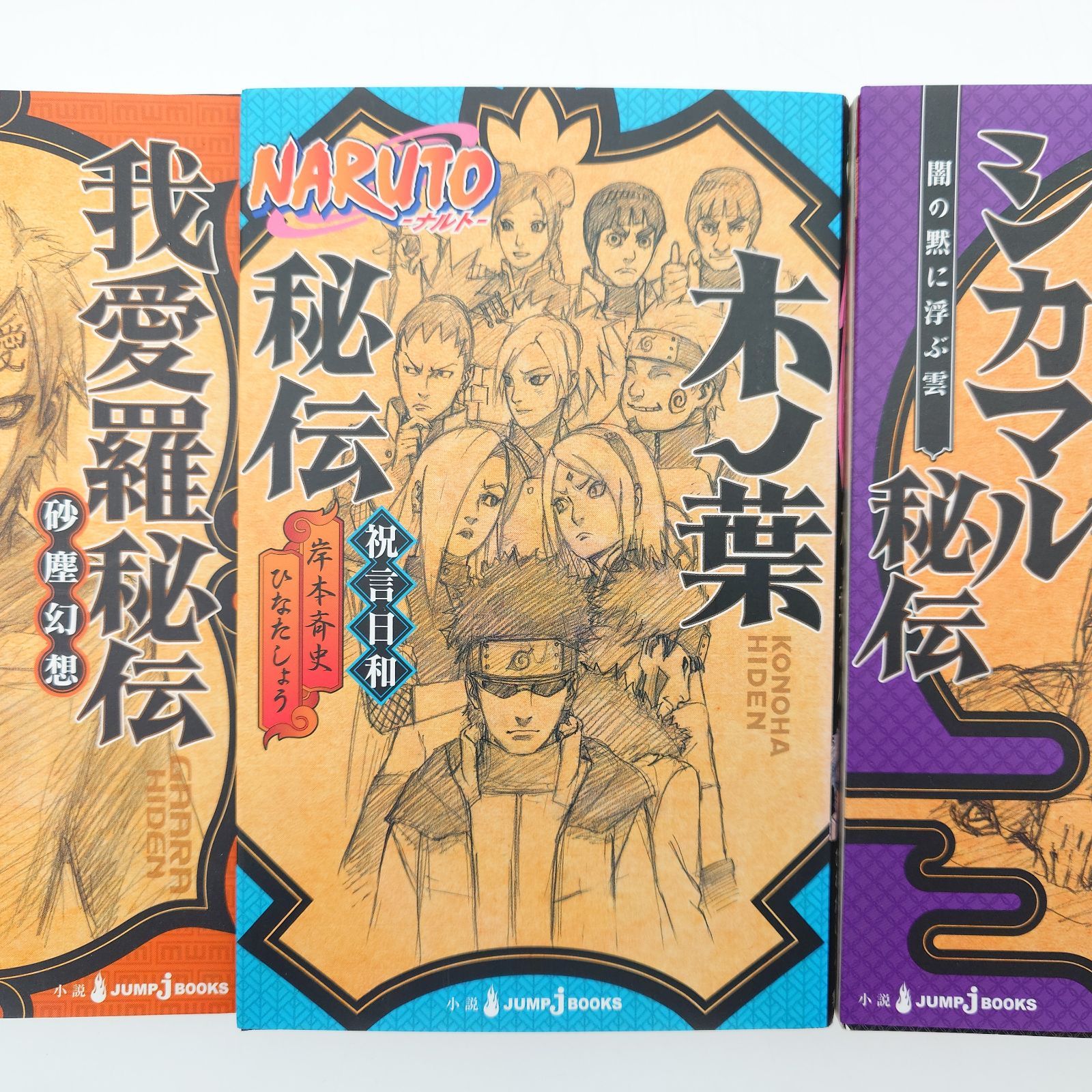 7 NARUTO 関連書籍9冊セット（秘伝シリーズ、劇場版） - メルカリ