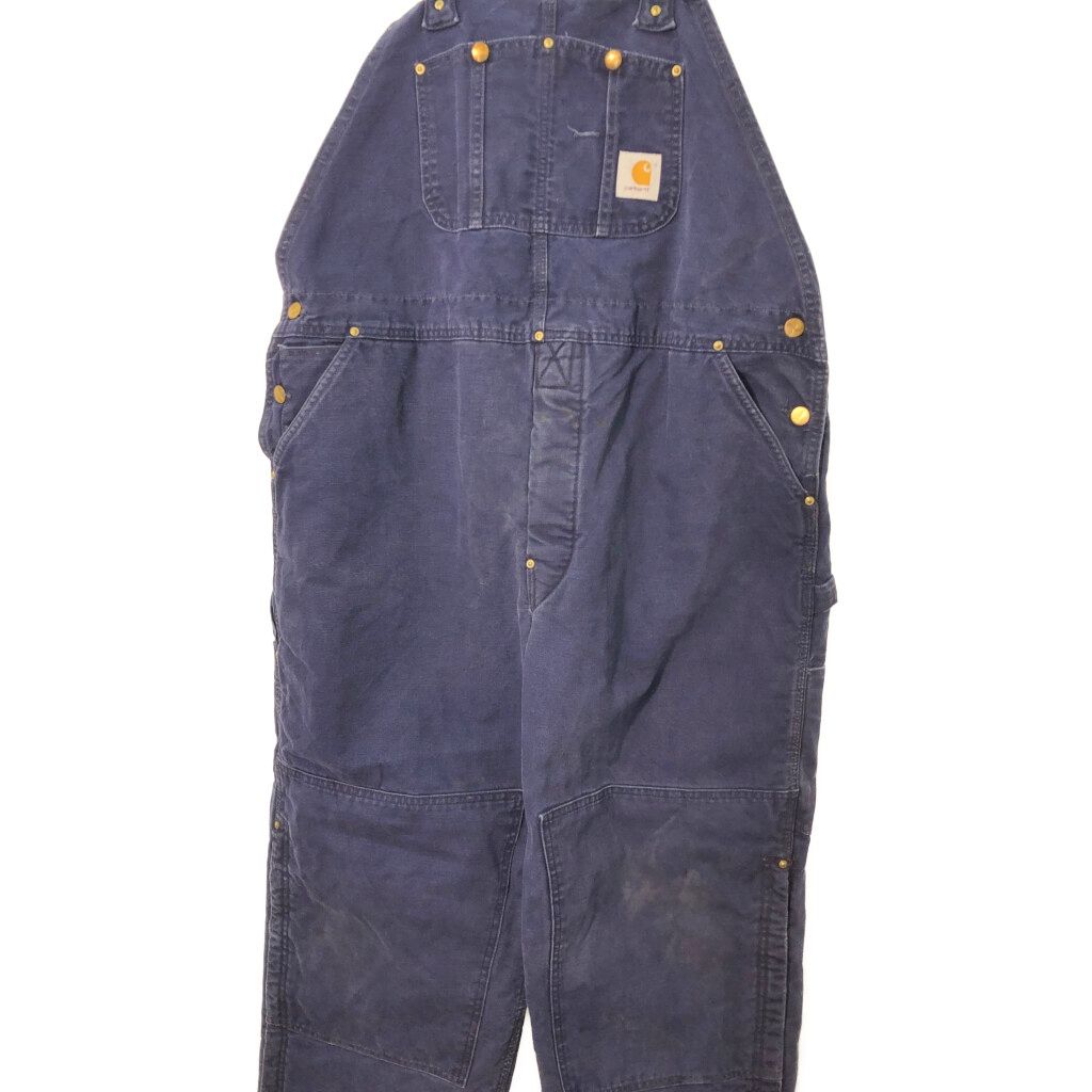 USA製 Carhartt カーハート ダック ダブルニー ビブオーバーオール