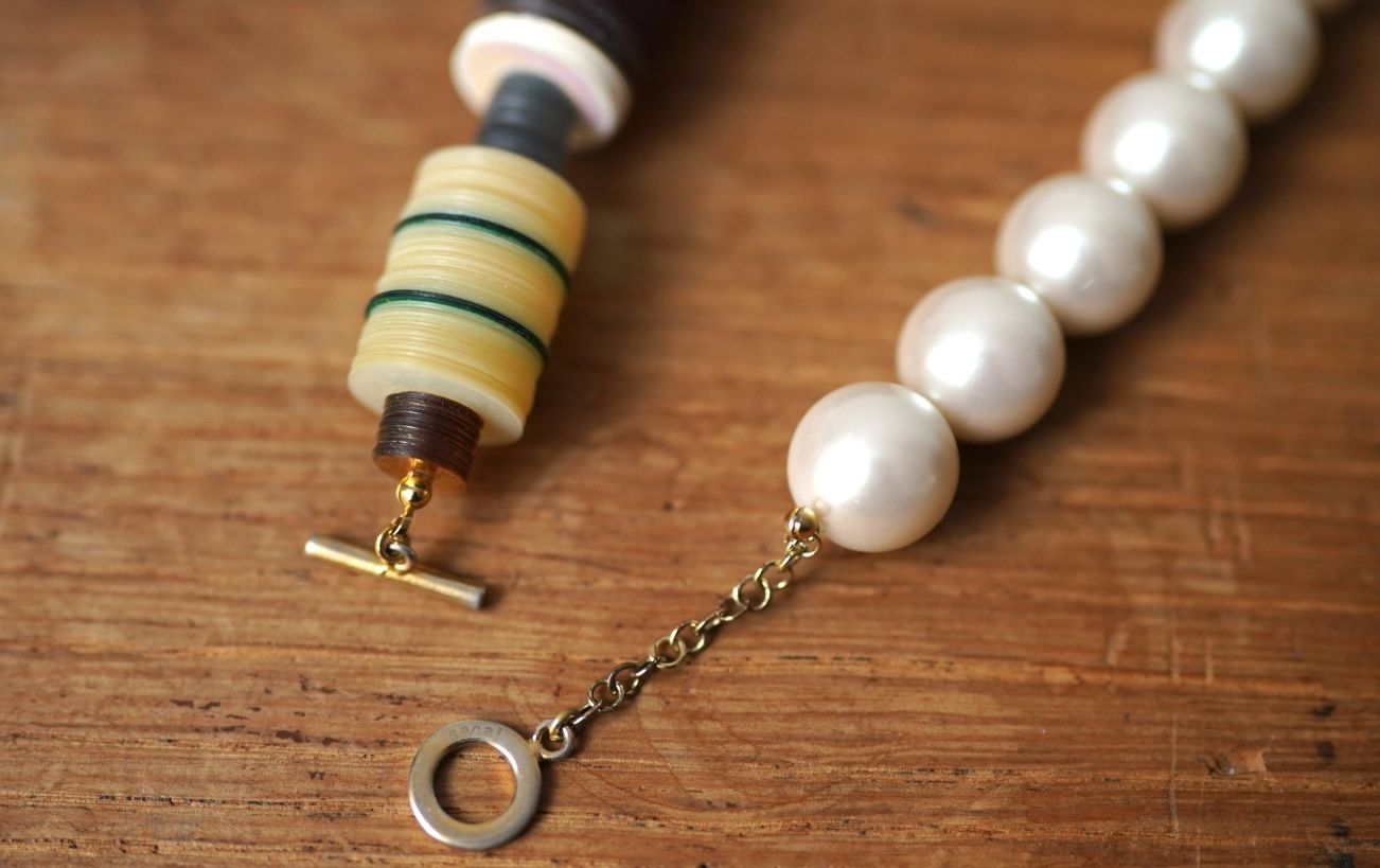 ⁄ サカイ パール ネックレス Color Pearl sacai(サカイ) Chain メンズ