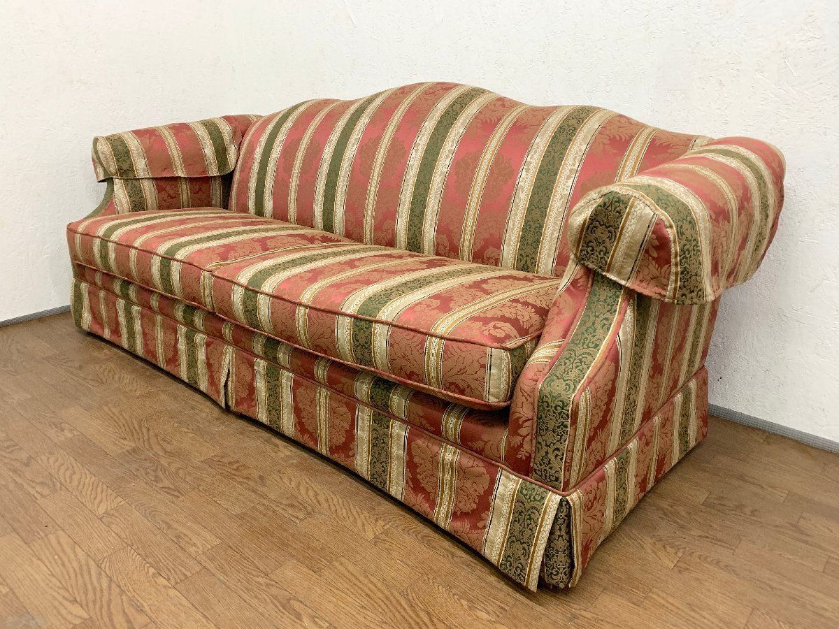 ● J FRONT ジェイフロント アップホルスタリー 2人掛けソファ 2P アメリカンクラシック 応接室 検索 ドレクセル 貝1409