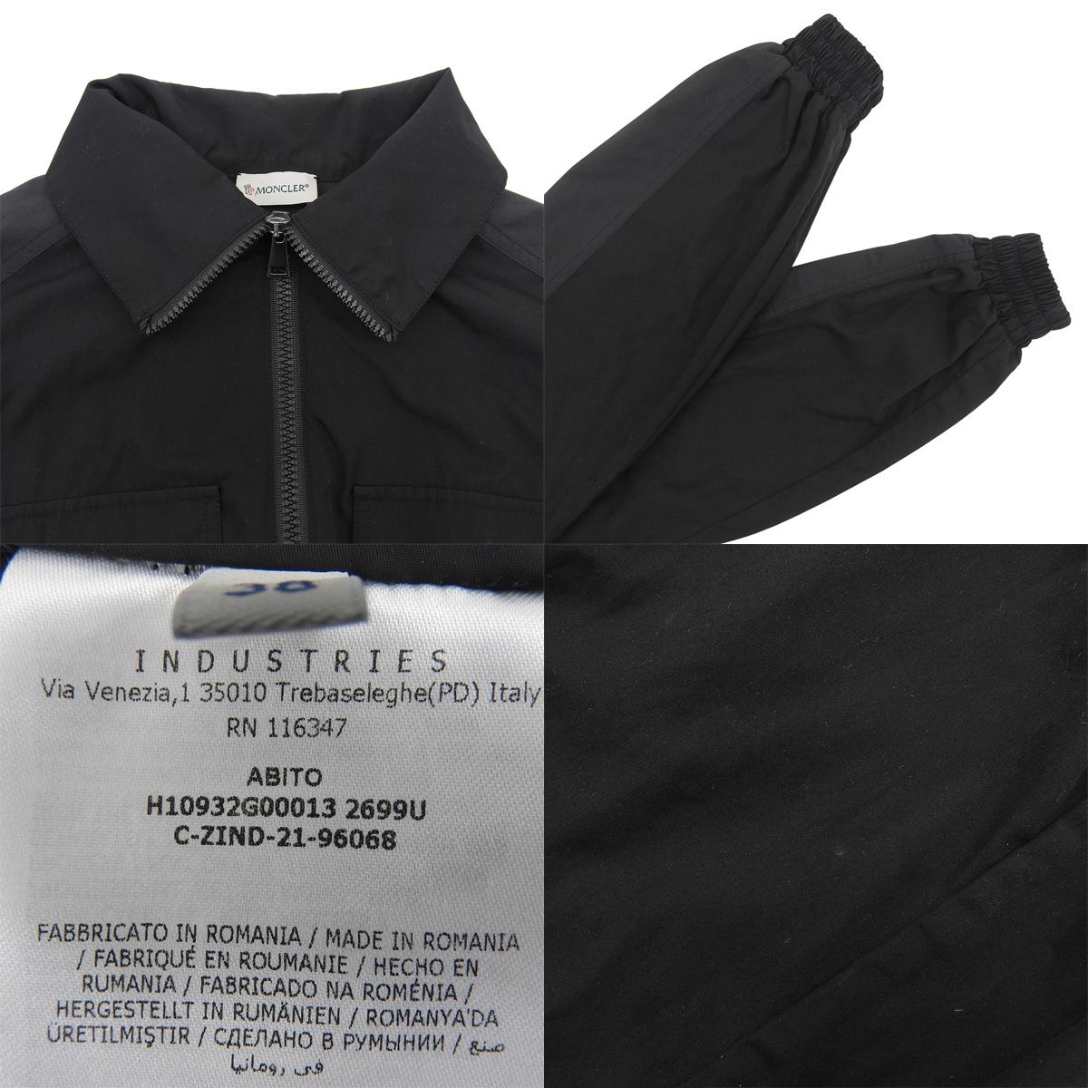 MONCLER(モンクレール) ABITO フロントジップワンピース 2021年 38  