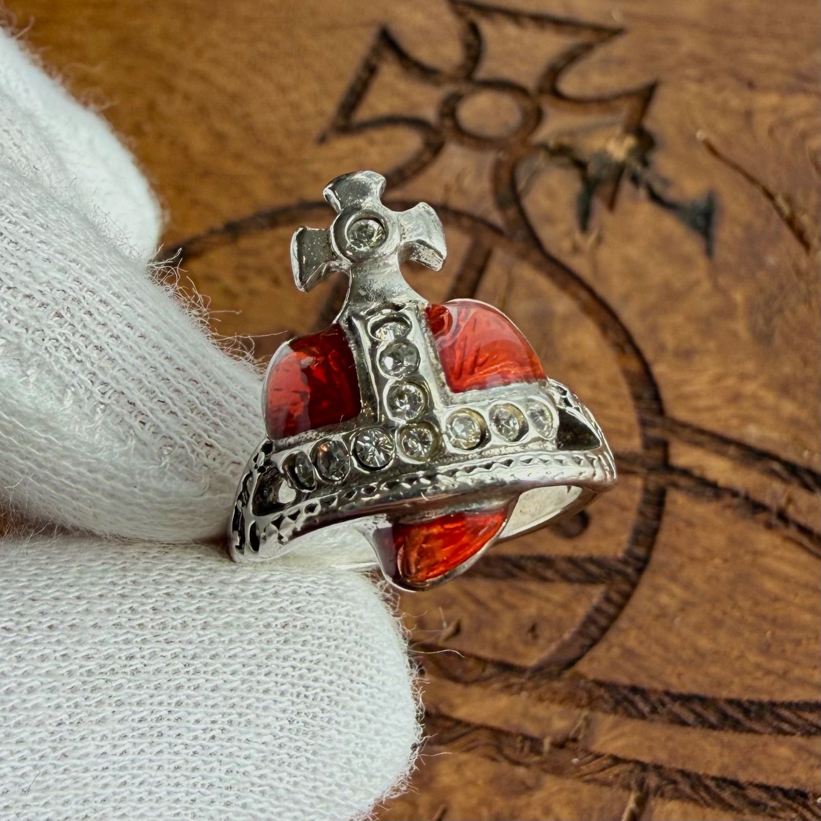 美品/廃盤初期XS/VivienneWestwood ディアマンテハートオーブリング