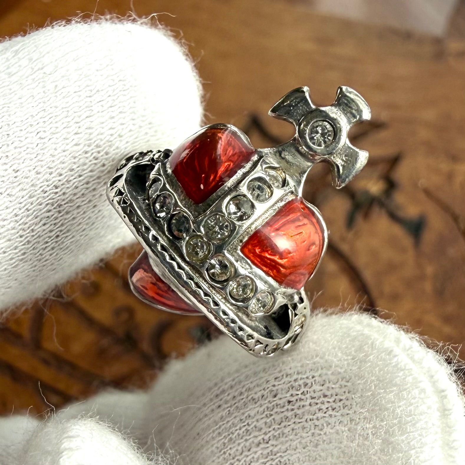 美品/廃盤初期XS/VivienneWestwood ディアマンテハートオーブリング