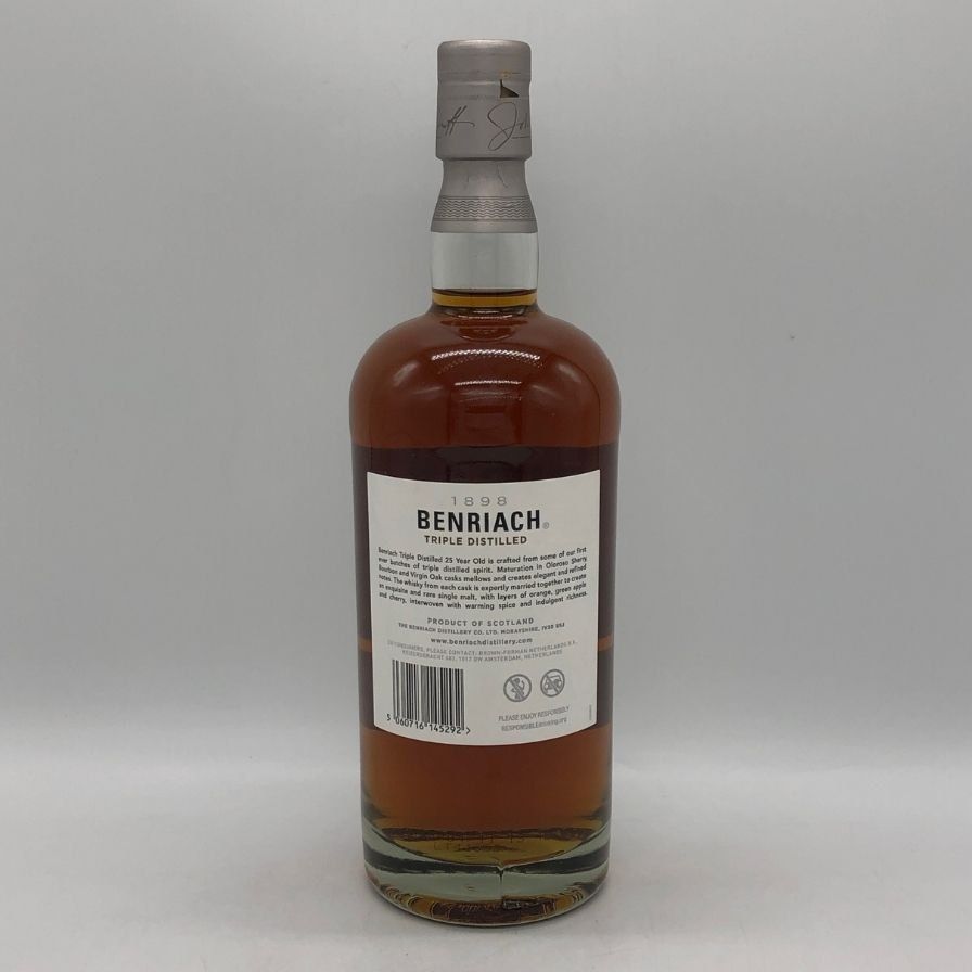 ベンリアック 25年 トリプルディスティルド 700ml 47% 未開栓 - メルカリ