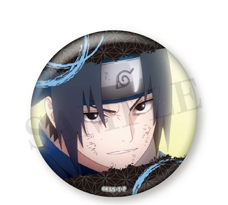 NARUTO-ナルト- 疾風伝 トレーディング缶バッジ Vol.1 うちはサスケ(A