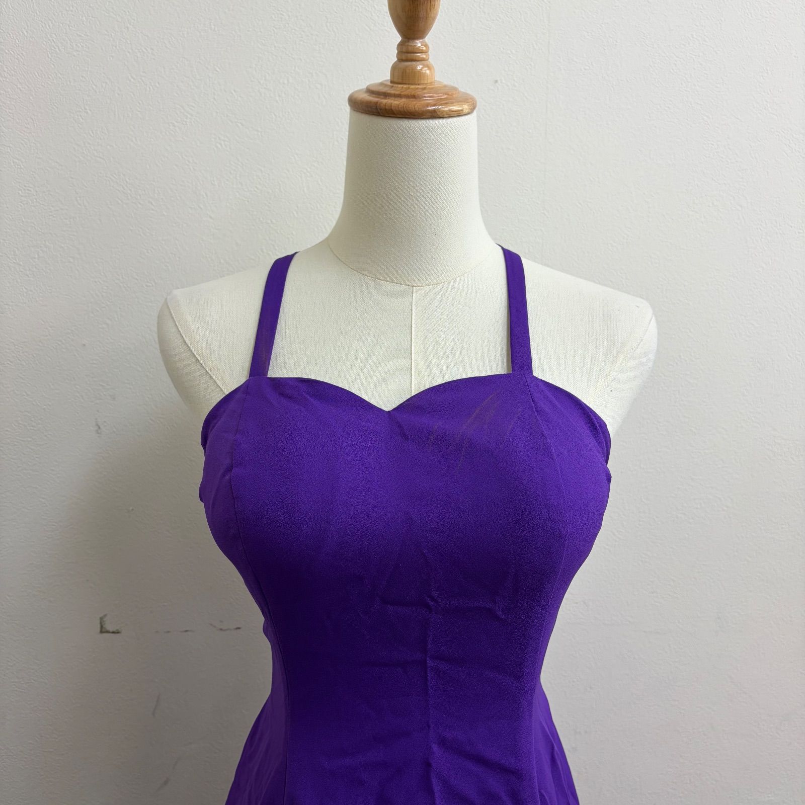 フラメンコ ワンピース 衣装 ドレス 紫 フラメンコ衣装 ドレス ワンピース 紫 パープル シンプル - メルカリ