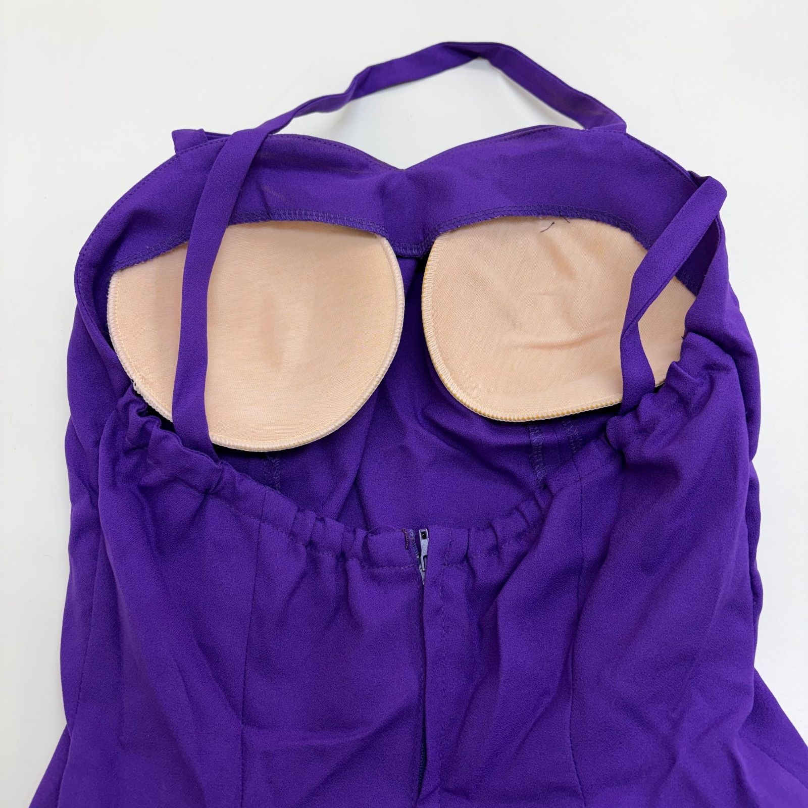 フラメンコ衣装 ドレス ワンピース 紫 パープル シンプル - メルカリ