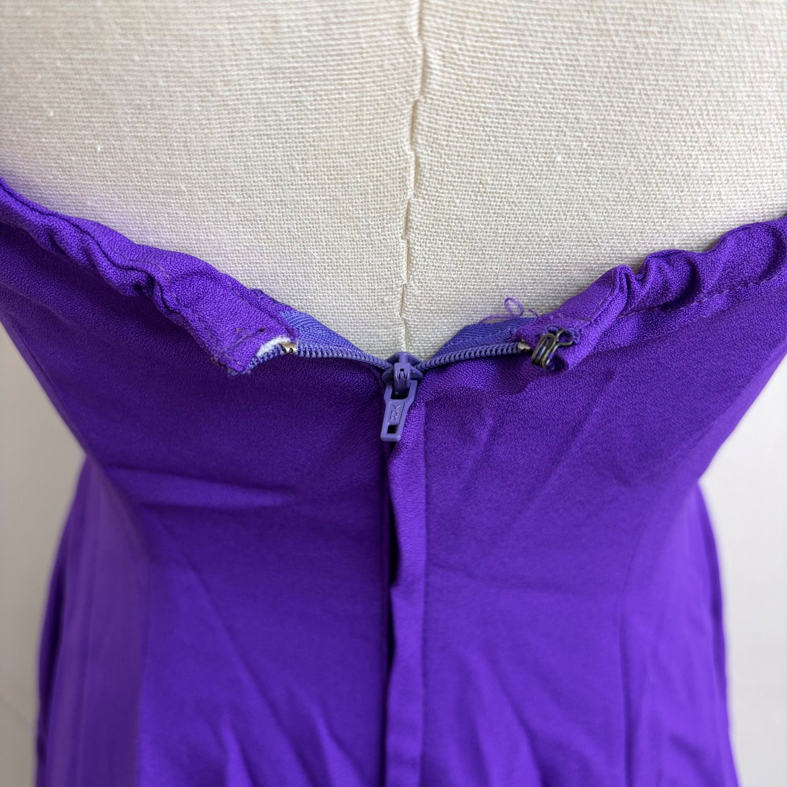 フラメンコ衣装 ドレス ワンピース 紫 パープル シンプル - メルカリ
