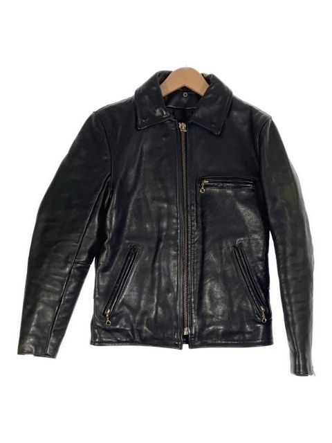 中古】VANSON ｳﾞｧﾝｿﾝ ｼﾝｸﾞﾙﾗｲﾀﾞｰｽ 革ｼﾞｬﾝ ﾌﾞﾗｯｸ 36 33951485 - メルカリ