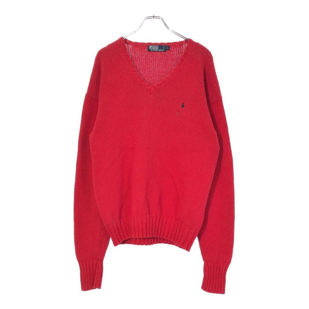 90年代 Polo by Ralph Lauren ポロ ラルフローレン Vネック コットン