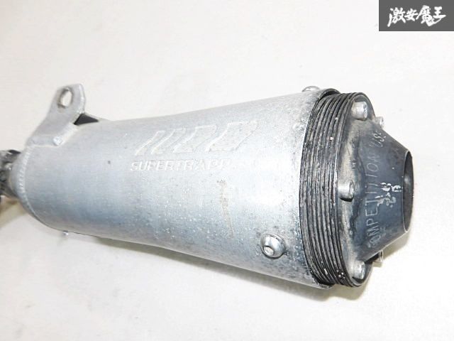 TW200 社外　DG07J スーパートラップマフラーSuperTrapp 曲がり無し】Super Trapp スーパートラップ スパトラ オープンエンド
