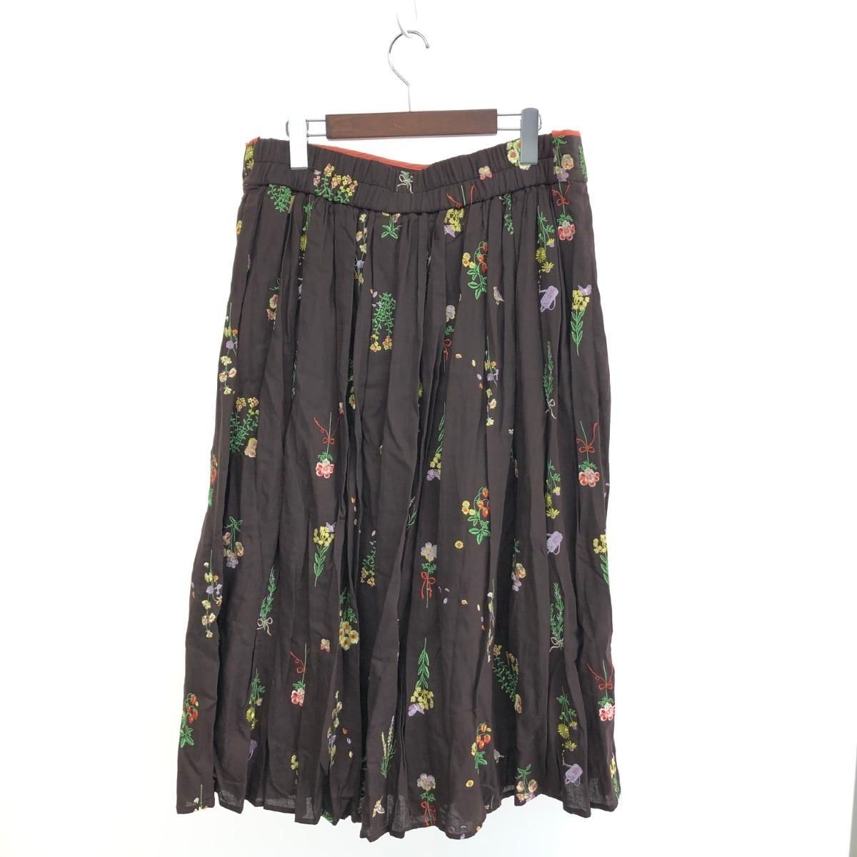 franchelippee フランシュリッペ ちくちくガーデニングロングスカート