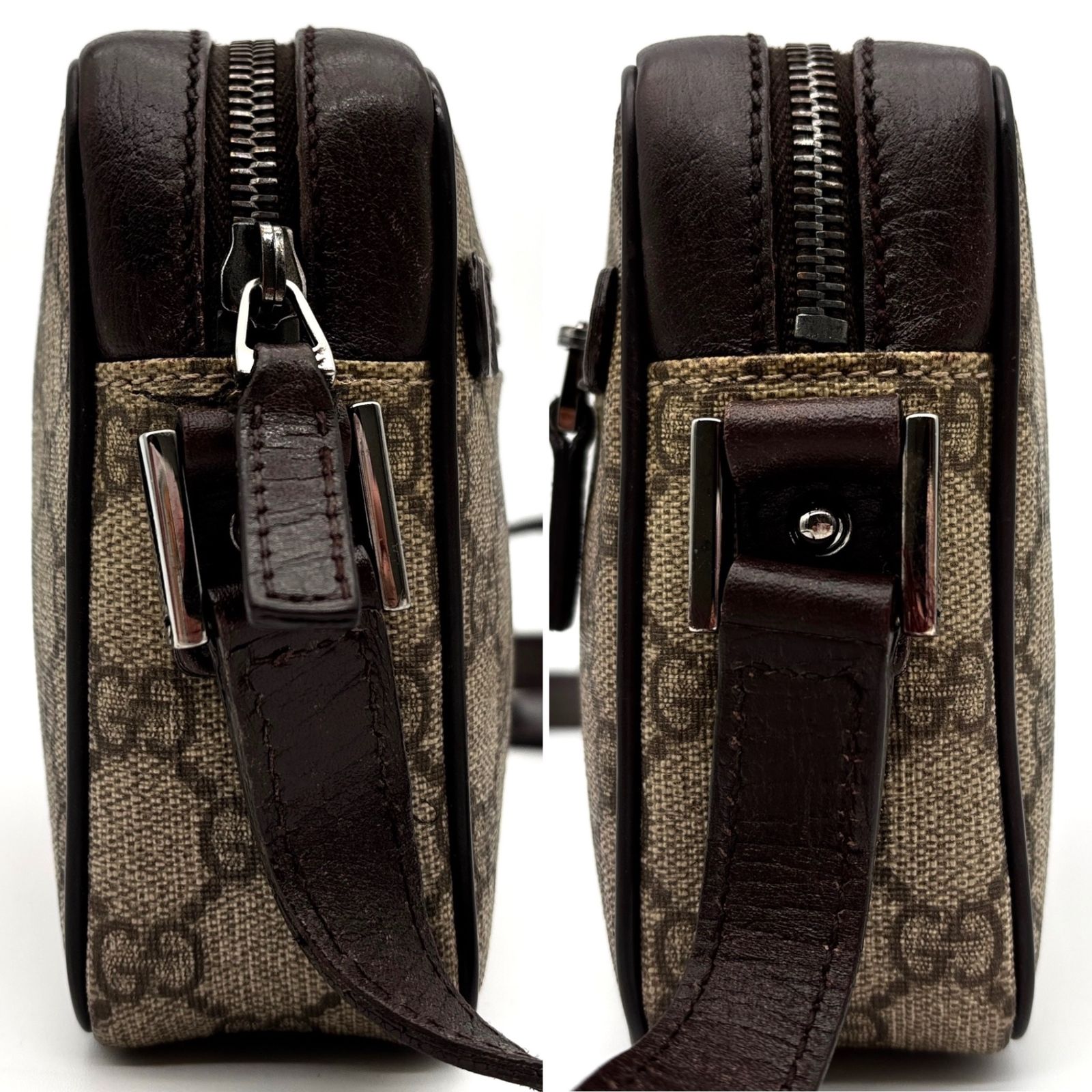 正規品 GUCCI グッチ ショルダーバッグ カメラバッグ シェリーライン