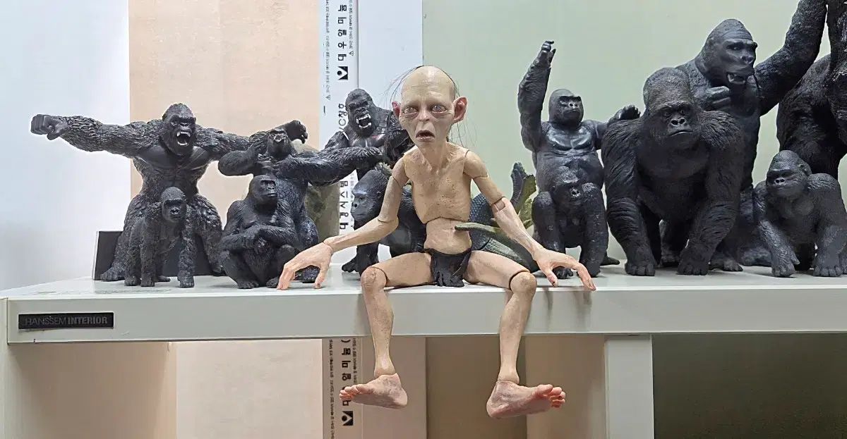 ロード オブ ザ リング スミゴル ゴラム ボールジョイントフィギュア