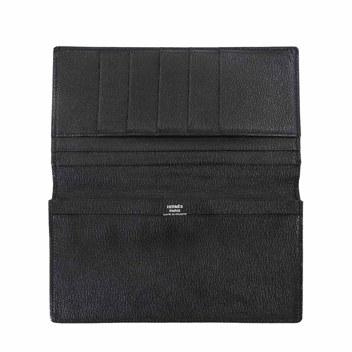 エルメス HERMES クロコダイル レザー 二つ折り長財布 ジャンク品 エルメス HERMES クロコダイル MC2 フレミング 札入れ 二つ折り 長財布