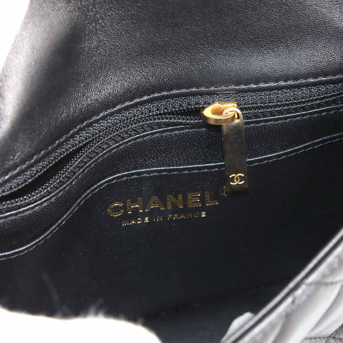 未使用 展示品 シャネル CHANEL ミニ マトラッセ チェーン ショルダー