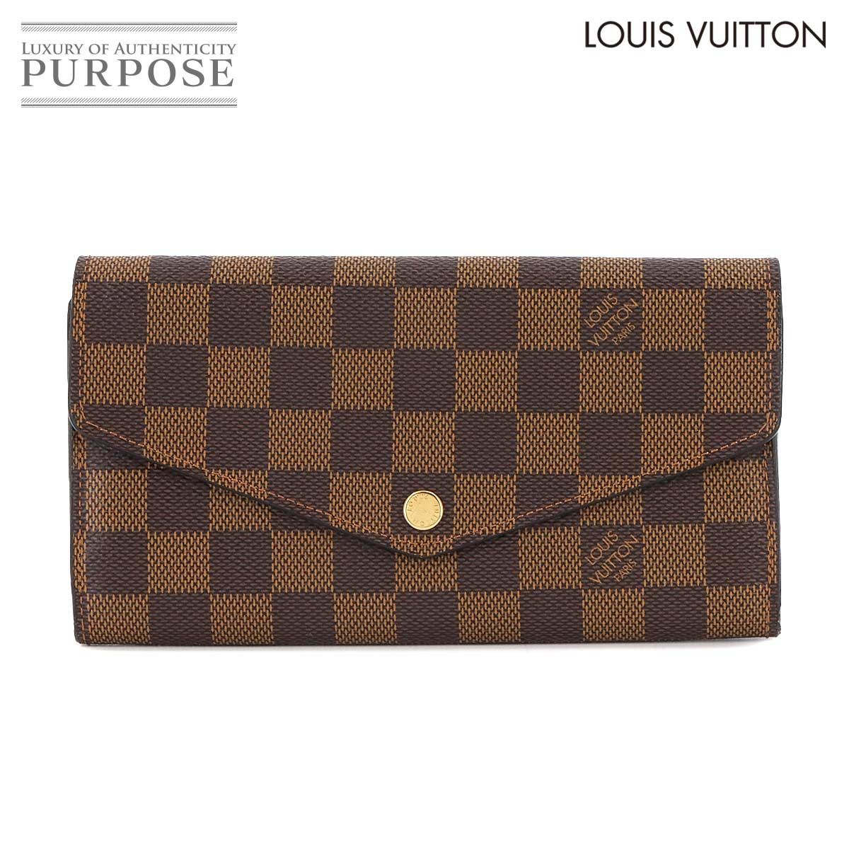 新品同様 ルイ ヴィトン LOUIS VUITTON ダミエ ポルトフォイユ サラ 二 