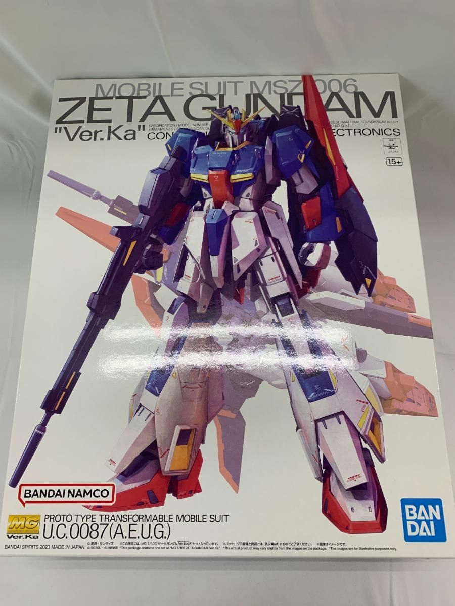 未開封】ゼータガンダム Ver.Ka (MG) 機動戦士Zガンダム - メルカリ