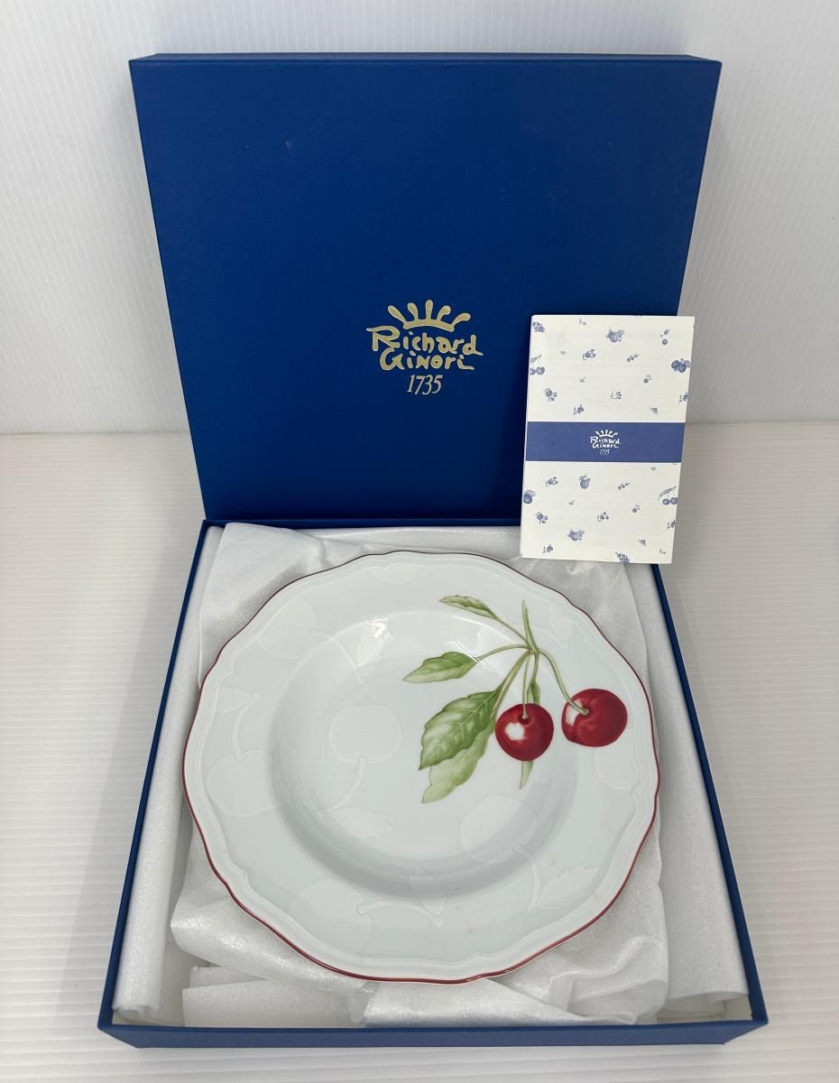 未使用】RichardGinori リチャードジノリ アンティコチェリー プレート